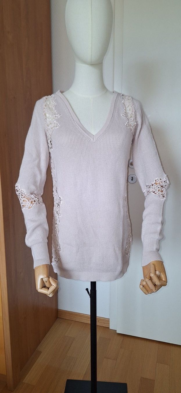 Morgan Maglioni & Felpe: Morgan, pull rose (dentelle) – Nuovo (secondo la descrizione) da Lussery-Villars venduto da pousinete02 1