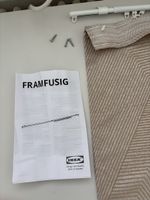 IKEA FRAMFUSIG Vorhang mit Schiene neu