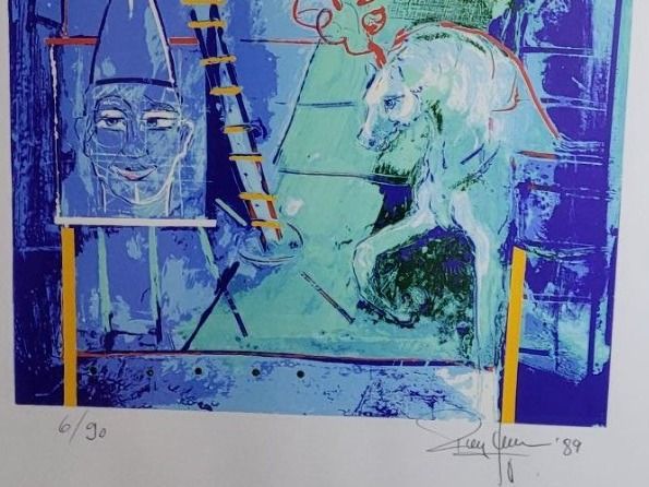 Grafica & Litografie: KNIE ROLF, "In der Manege", Serigraphie – Usato da Luzern venduto da Luzern1 6