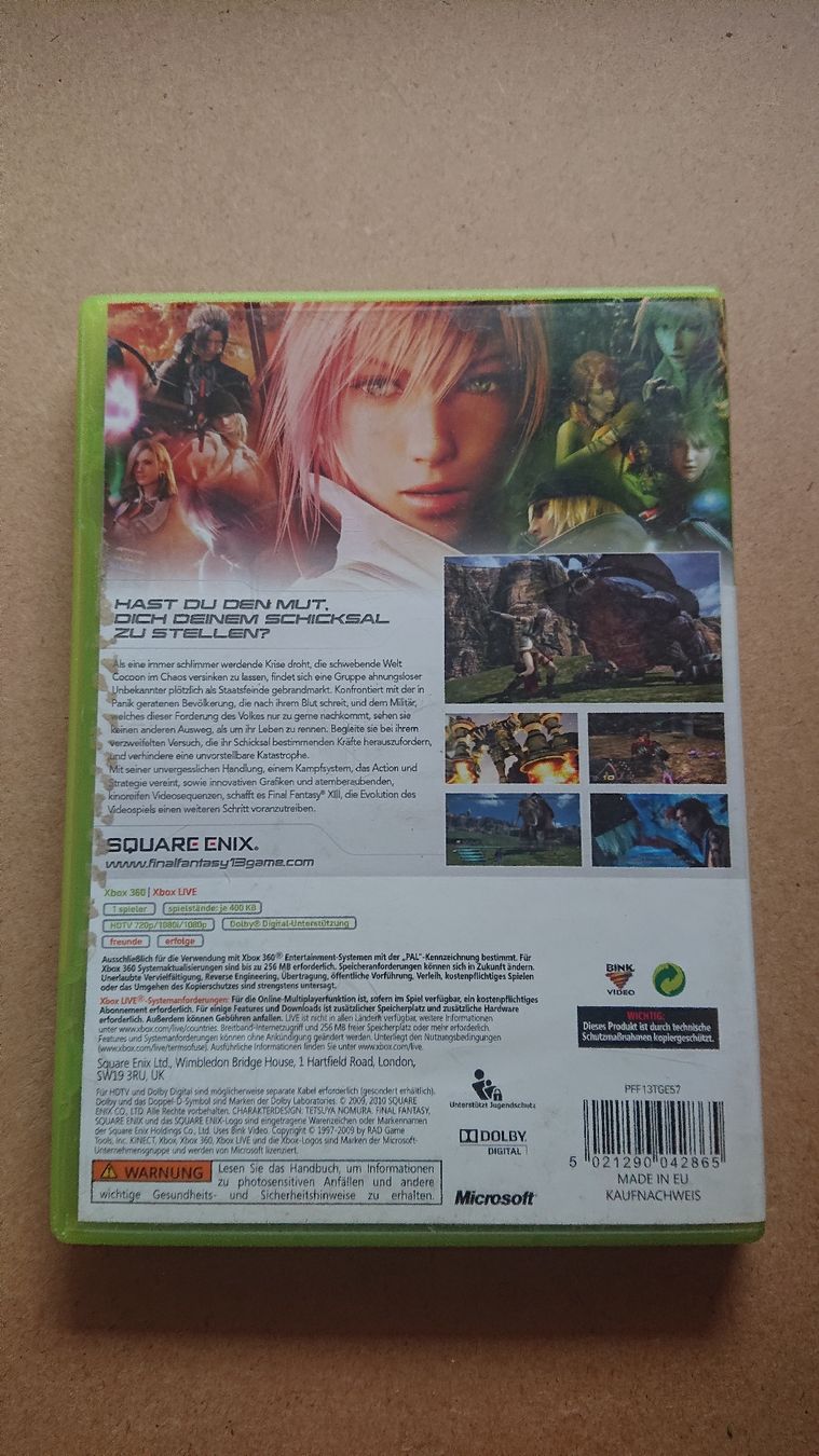 Giochi: Final Fantasy XIII Xbox 360  – Usato da Chur venduto da FreakofRarity 1