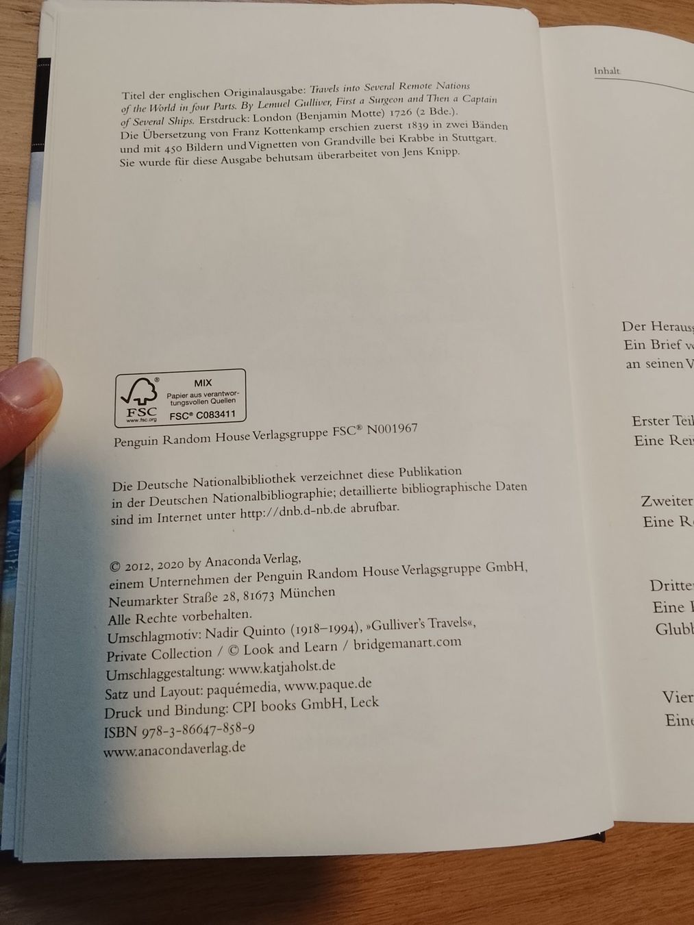 Bücher: Gullivers Reisen – Gebraucht aus Marbach LU von Dominik1992 2