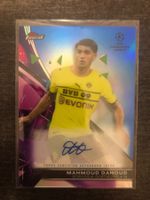 Topps Finest Mahmoud Dahoud BVB Autogramm 077/150