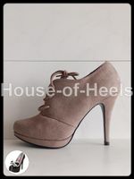 Escarpins Oxford Graceland 37 talon 11cm plateau 1.5cm velou