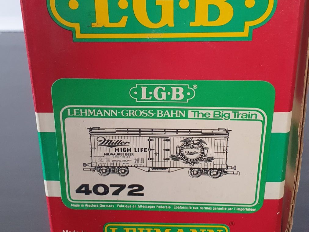 LGB Modellini di ferrovie: LGB: BOX CAR MILLER 4072 OVP – Usato da Biglen venduto da taunus82 6