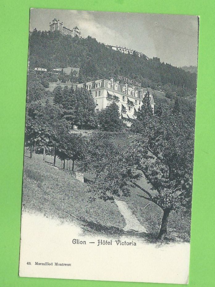 Cartoline postali: Glion, Hotel Victoria – Usato da Zürich venduto da t24_de