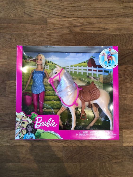 Barbie Spielset Pferd Mit Puppe | Kaufen Auf Ricardo