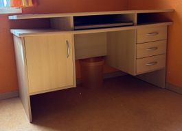 Schreibtisch 60x130cm in Mollis