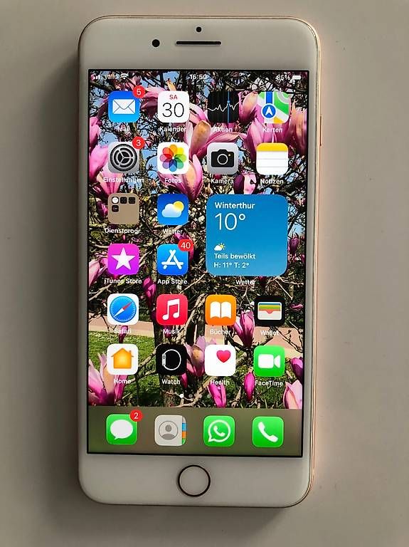 Apple Handys / Smartphones: Iphone 8 Plus 256 GB gold – Gebraucht aus Winterthur von Alp9 2