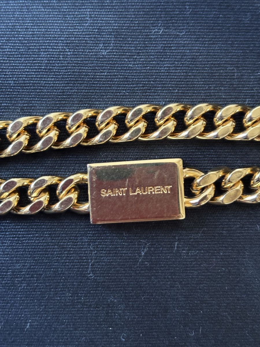 Saint Laurent Borse da donna: Saint Laurent Jacquard Palm Tree Small Classic – Nuovo (secondo la descrizione) da Oberrieden venduto da ElsaL 3