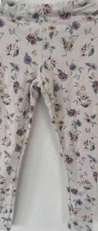 H&M Leggings 140 Blumenmuster gefüttert🌸 