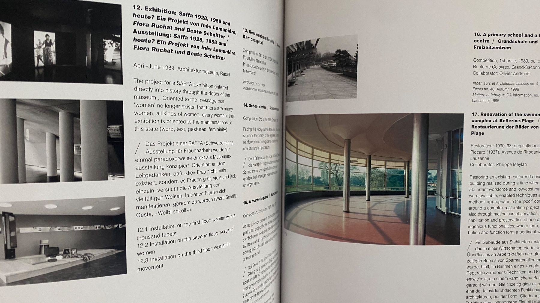 Libri: Devanthery& Lamuniere Four Examples Architektur 1996 – Usato da Bern venduto da Ensadinado 3