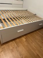 Bed Frame with 4 Storage Drawers + Mattress