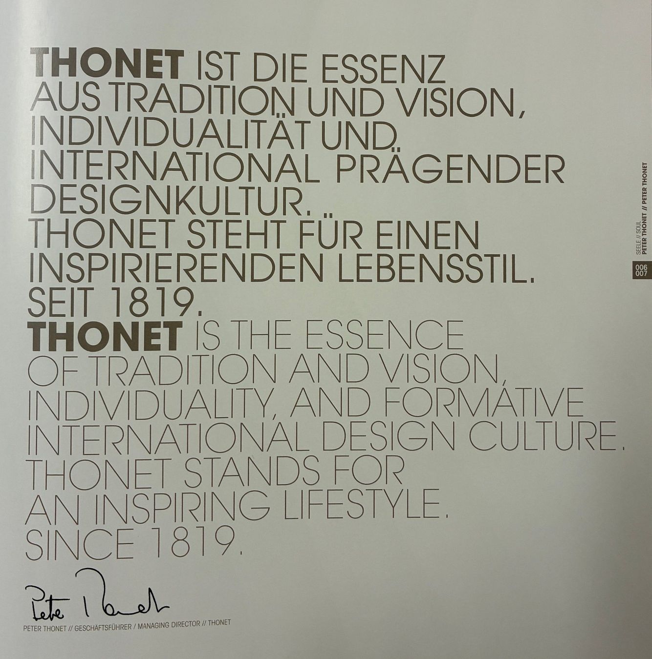 Bücher: Thonet Essence 01-Brandbook – Gebraucht aus Klingnau von Joal4 1