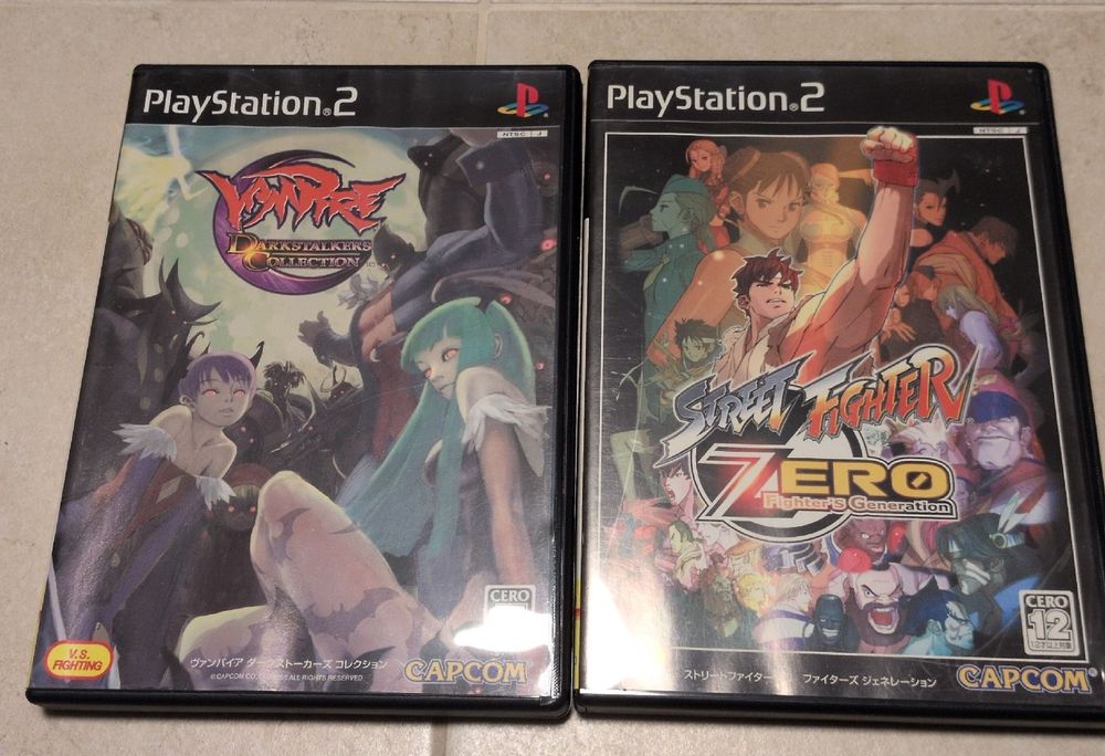 Jeu Street Fighter Zero - Version PS2 Japonaise - En Bon état