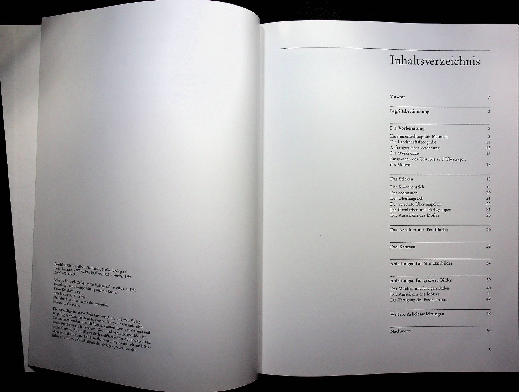 Bücher: Peter Baumann Gestickte Miniaturbilder Techniken, Motive, – Gebraucht aus Reitnau von Zaomir 2