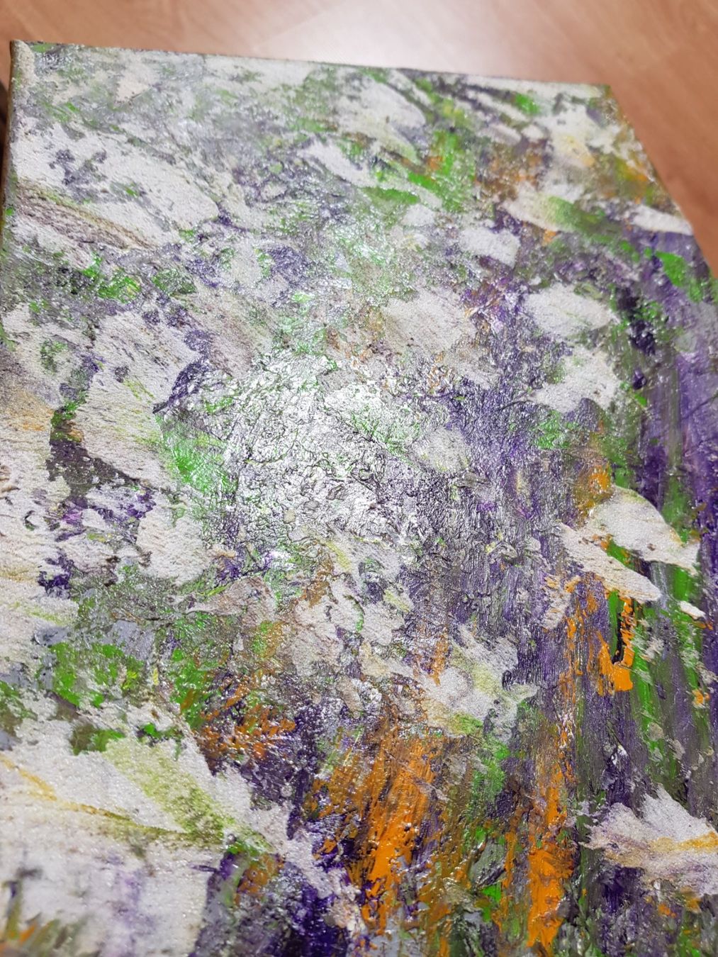 Gemälde: Painting: "Mischmasch", 30 x 60 cm canvas frame – Neu und originalverpackt aus Turbenthal von viw_48fr 3