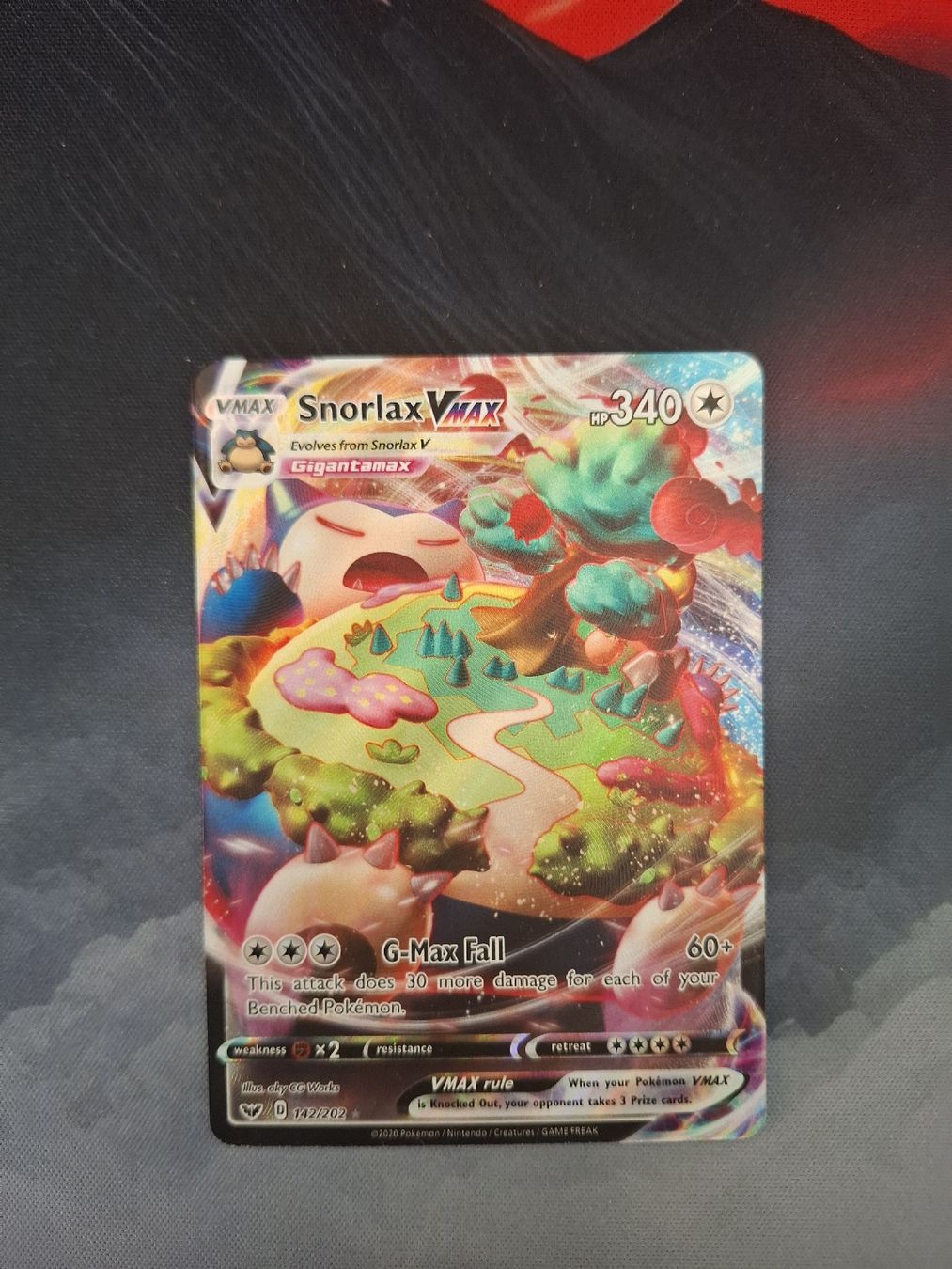 Pokémon Carte collezionabili: Snorlax VMAX 142/202 – Usato da Bremgarten AG venduto da feind2x