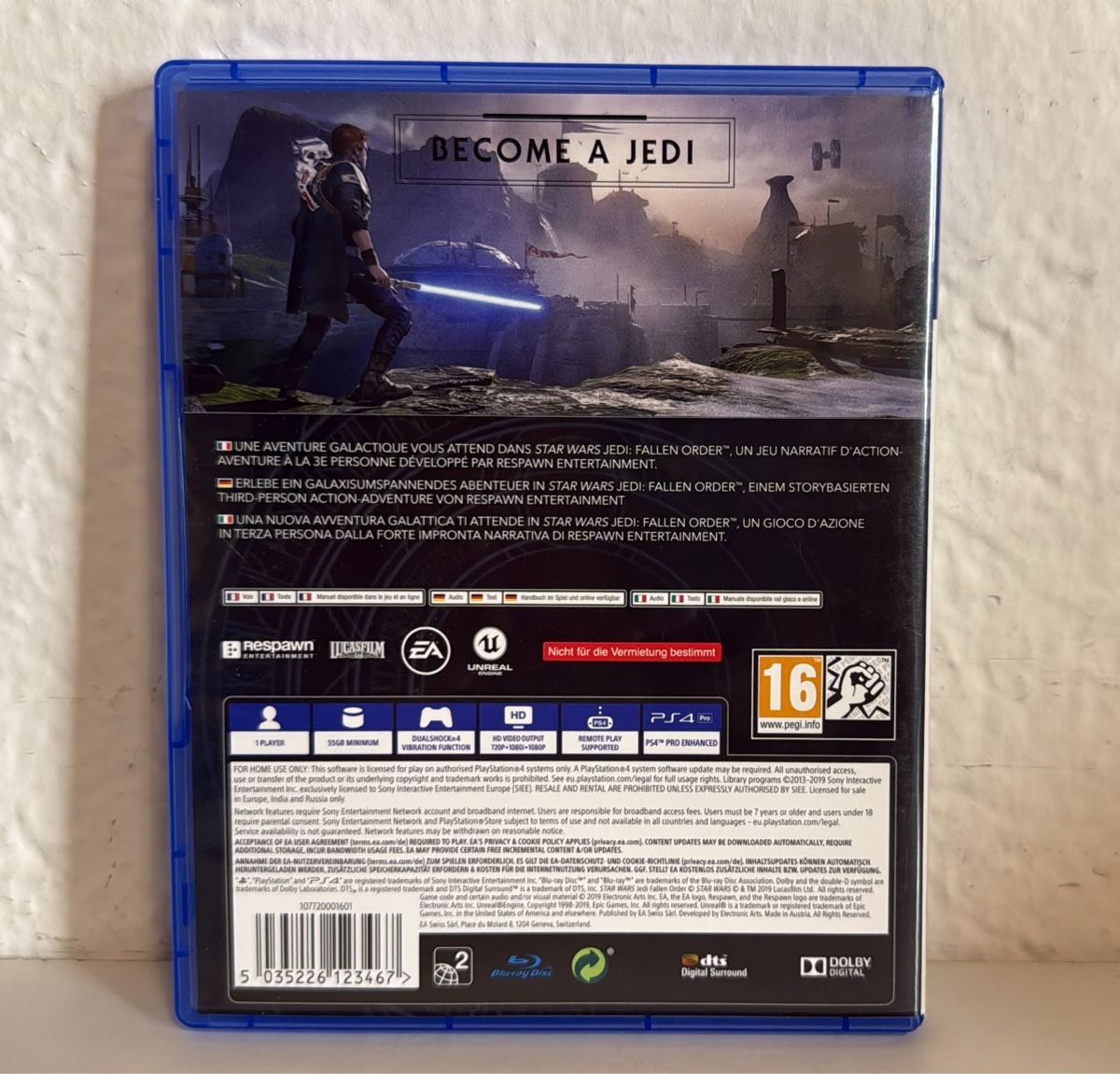Sony Giochi: Star Wars Jedi Fallen Order - PS4/PS5 Game – Usato da Ehrendingen venduto da bubulence 1