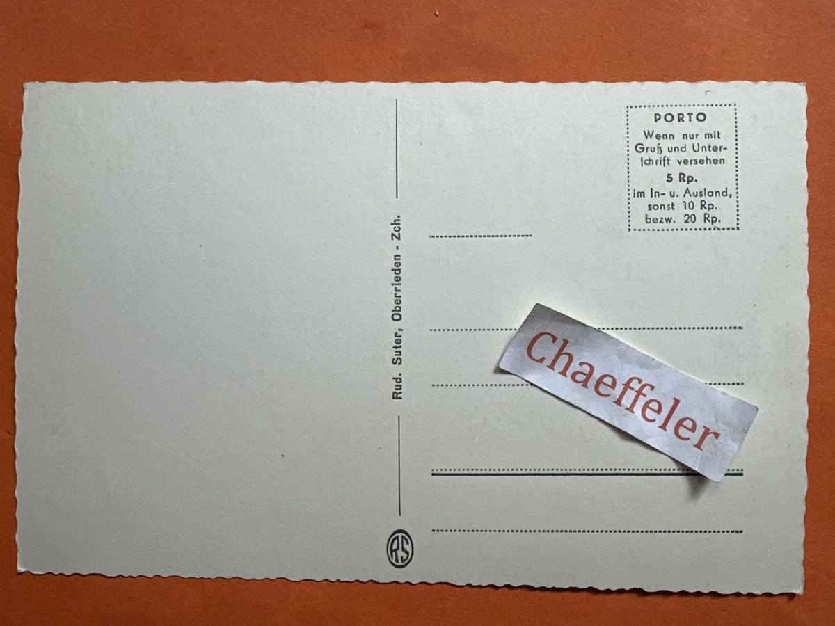 Ansichtskarten: 894 Hospental – Gebraucht aus Zürich von Chaeffeler 1
