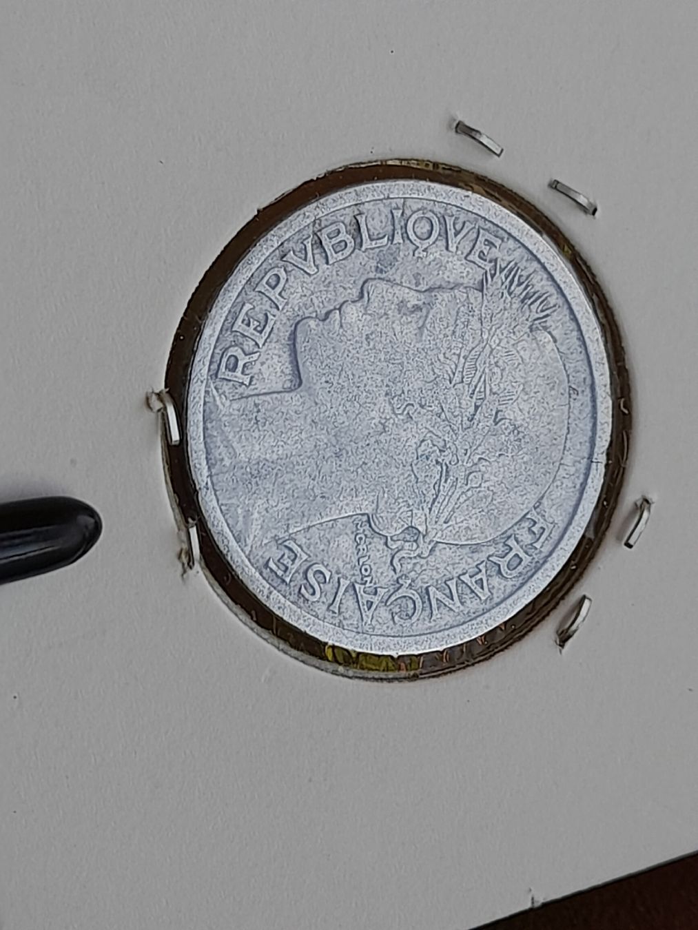 Tutti le monete: 1 Francs 1945 c Alu Frankreich  – Usato da Basel venduto da Basel_20 4