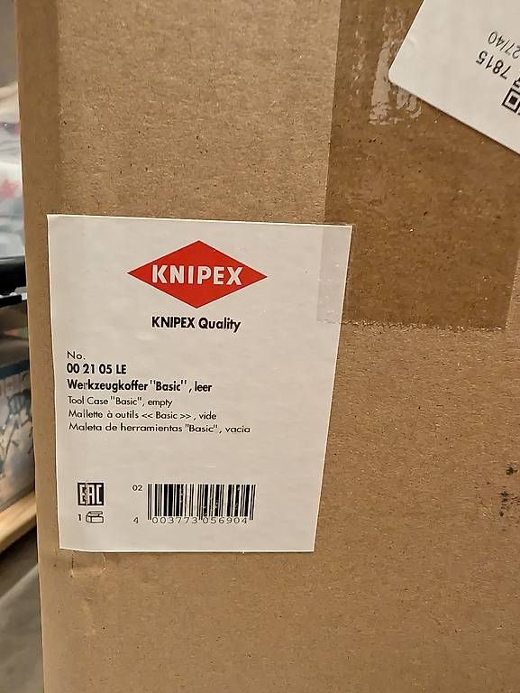 Tutti gli attrezzi: KNIPEX Werkzeugkoffer Basic (Leer)  Neu & OVP – Usato da St. Gallen venduto da Ataraxis 4