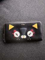 Furla Portemonnaie Leder schwarz 