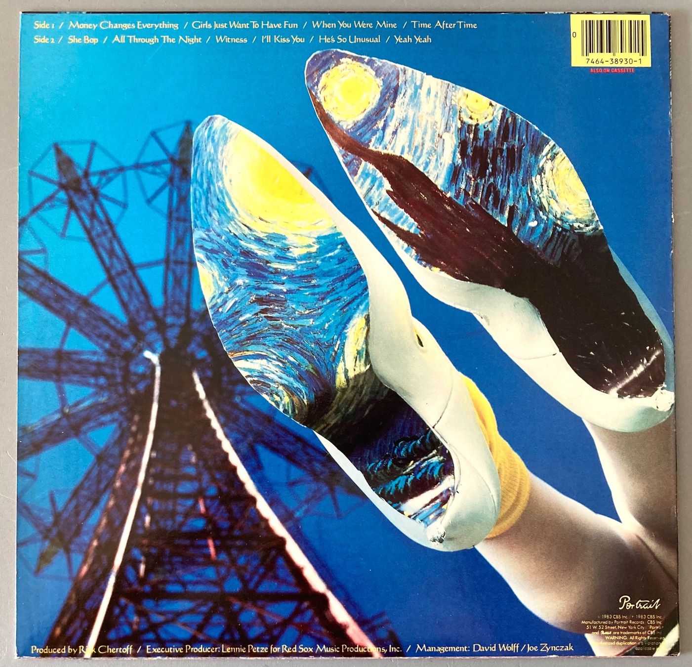 Dischi in vinile: CYNDI LAUPER - SHE'S SO UNUSUAL – Usato da Poliez-Pittet venduto da Newtown-Records 1
