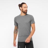 Salomon | Cross Run SS | T-Shirt | Deep Black/Heather | L