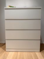 Chest of Drawers White 4 Drawers