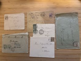 LOT Lettres anciennes CH Type Chiffre