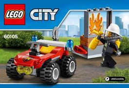 LEGO CITY SET 60105 FEUERWEHR-BUGGY
