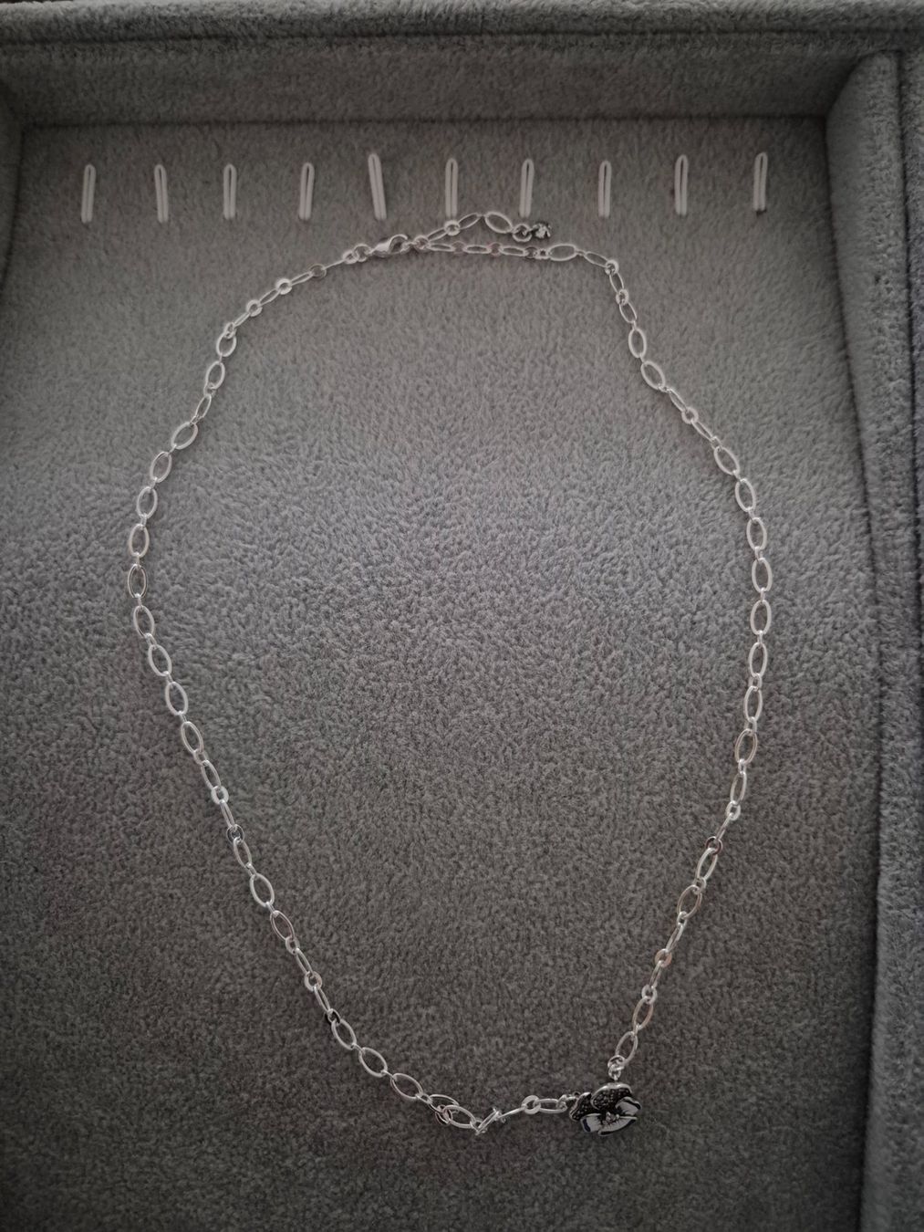 Ketten: Silber Kette mit Charm Blume +Garantie – Neu (gemäss Beschreibung) aus Rotkreuz von Carbone_Bijou-Shop 1