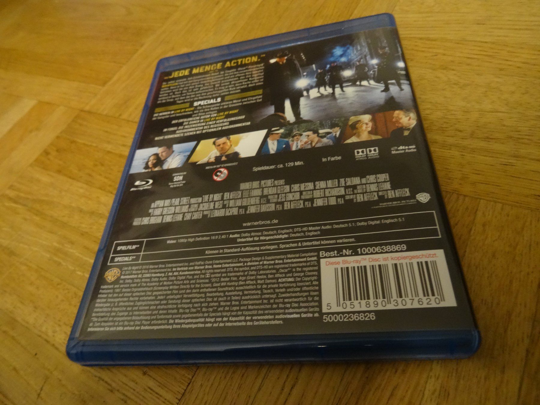 Tutti i DVDs: Live by Night - Blu-ray - Ben Affleck – Usato da Olten venduto da Disc-Verkauf 2