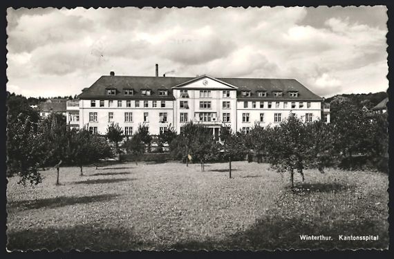Cartoline postali: AK Winterthur, Kantonsspital – Usato da Berlin venduto da bartko-reher