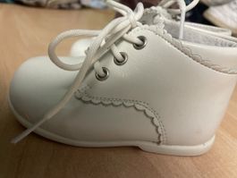 Weiche weisse Maiogi Lauflernschuhe, Weiss, Gr. 21, Neu Lede