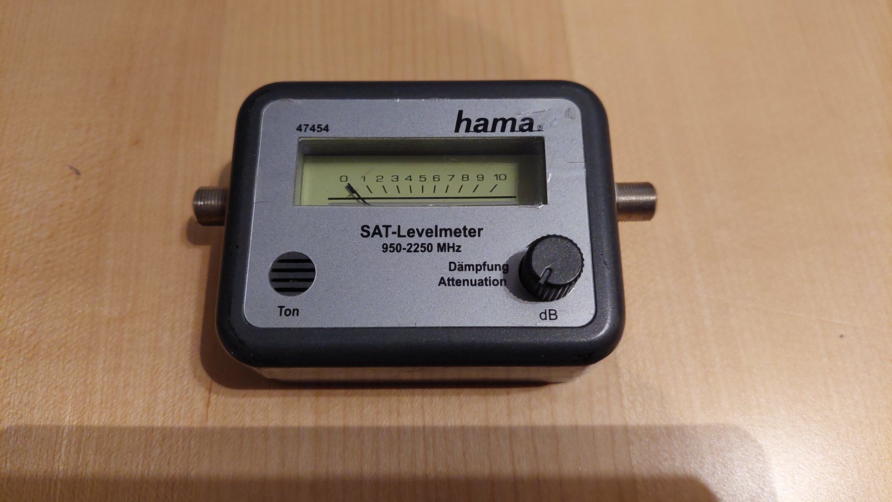 Misurare: Hama SAT-Levelmeter 950-2250 MHz gebraucht – Usato da Aesch BL venduto da Stpp