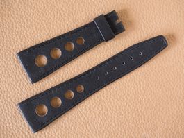 echt Büffel sport. Rallye-Uhrenband Leder 24mm NOS 70s 60s