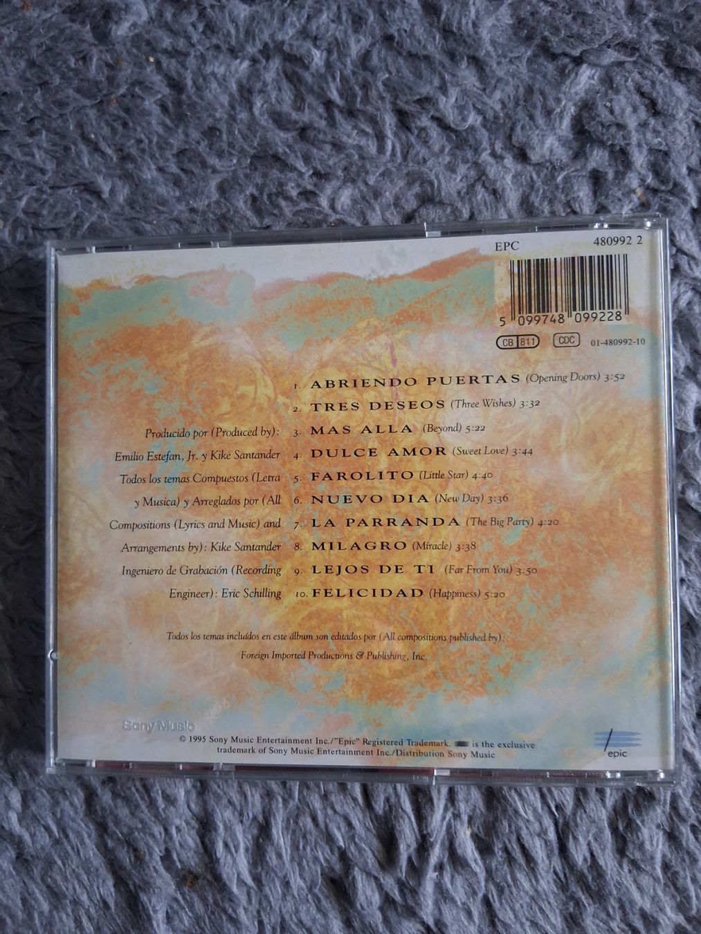 CD: GLORIA ESTEFAN        ABRIENDO PUERTAS      CD – Usato da Wetzikon ZH venduto da Ramones01 1