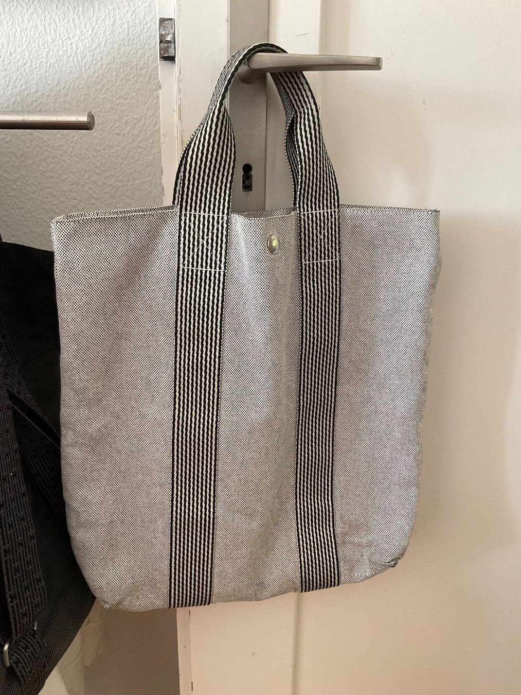Zaini: Hermès Backpack, Grey Fabric,! FREE 2 tote Bag – Usato da St. Gallen venduto da accessoriella 4