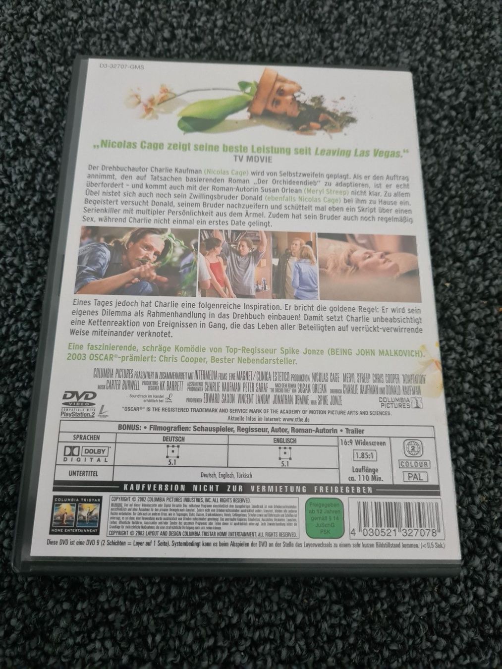 Tutti i DVDs: ADAPTION.(8259) – Usato da Ruswil venduto da Ruck.Zuck. 1