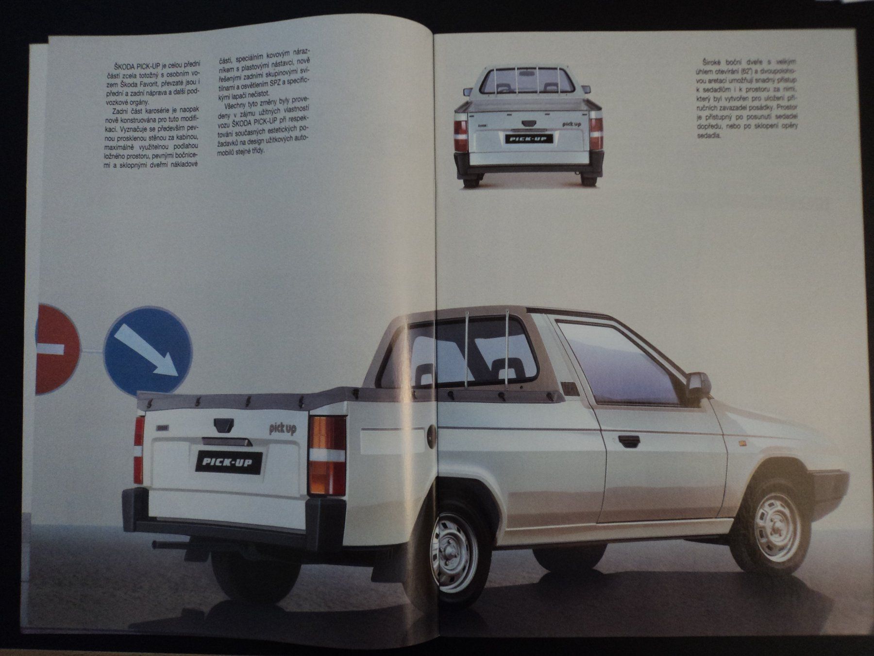 Skoda Documenti: Prospekt Skoda Pick-Up  1990er – Usato da Schwarzenburg venduto da modelCARama 3