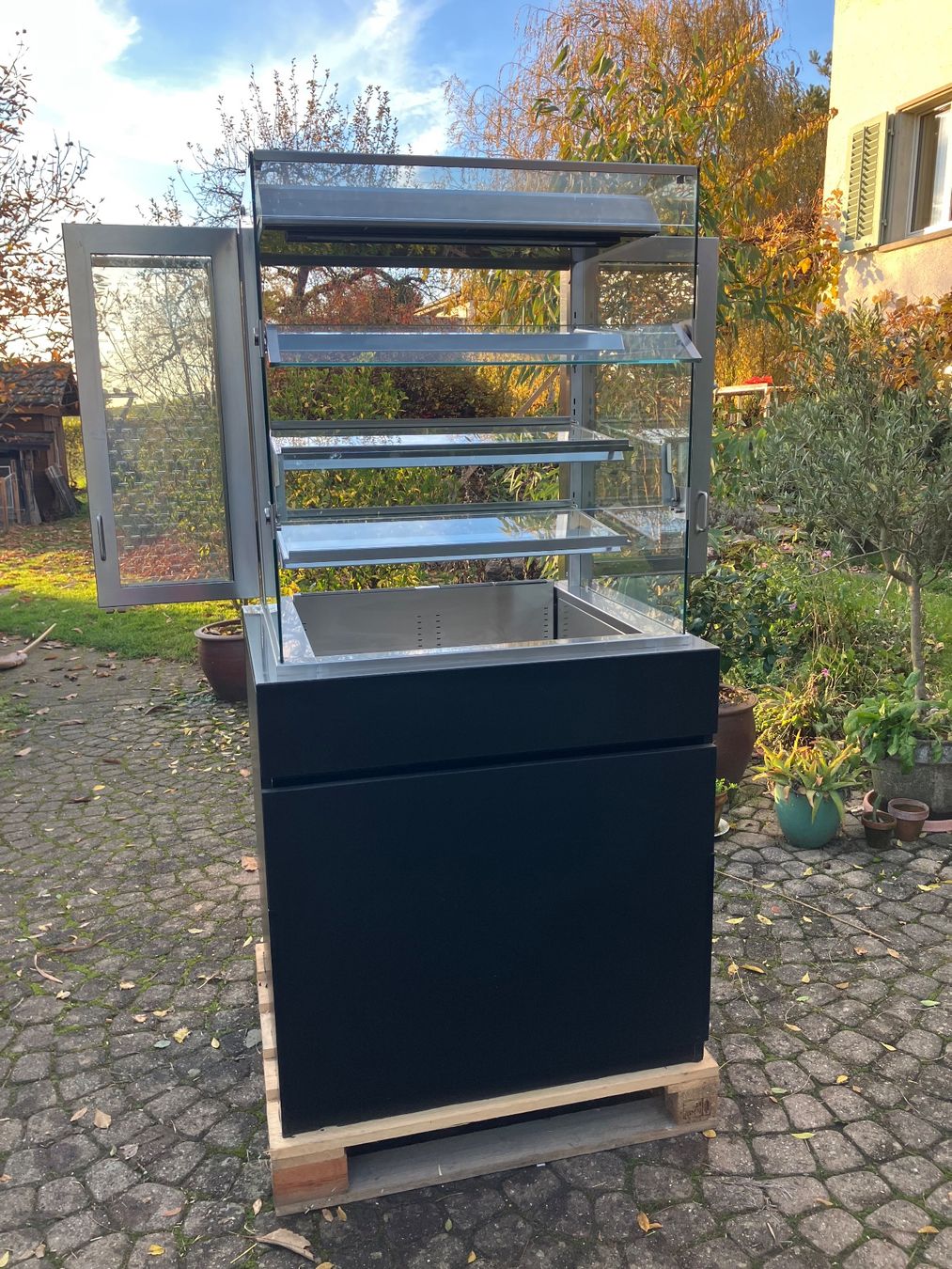 Allestimento di negozi e stand fieristici: Kühltheke/Vitrine  Glas/CNS – Usato da Dürrenäsch venduto da gaertner_79