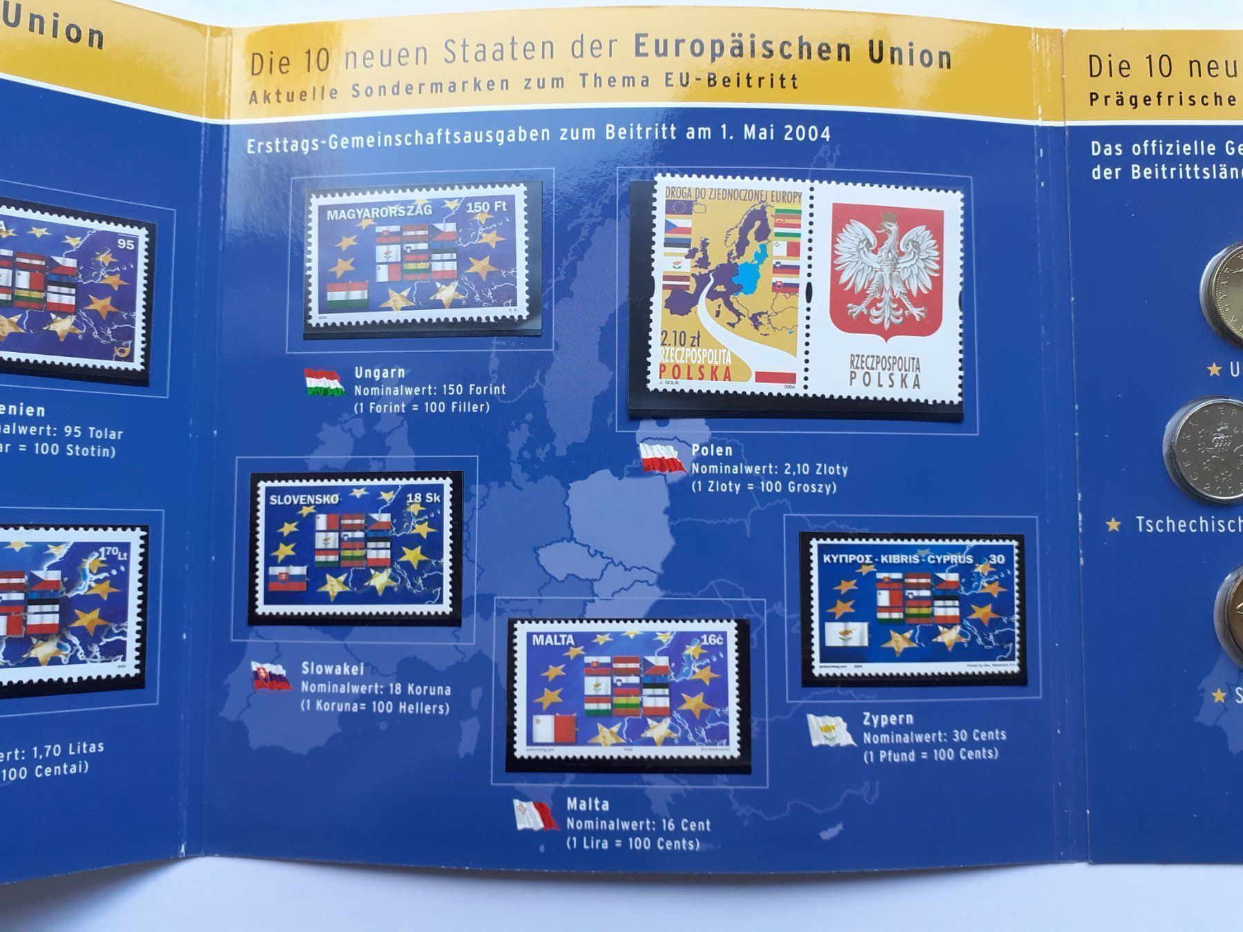 Tutti le monete: Münzsatz "10 neuen Staaten" – Usato da Pravidondaz venduto da LVtik 3