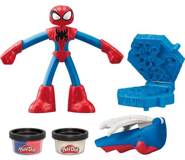 Play-Doh Giocattoli: Play-Doh Spider-Man Knet-Netze – Nuovo e nell'imballaggio originale da Oensingen venduto da Liquidations-Shop 2