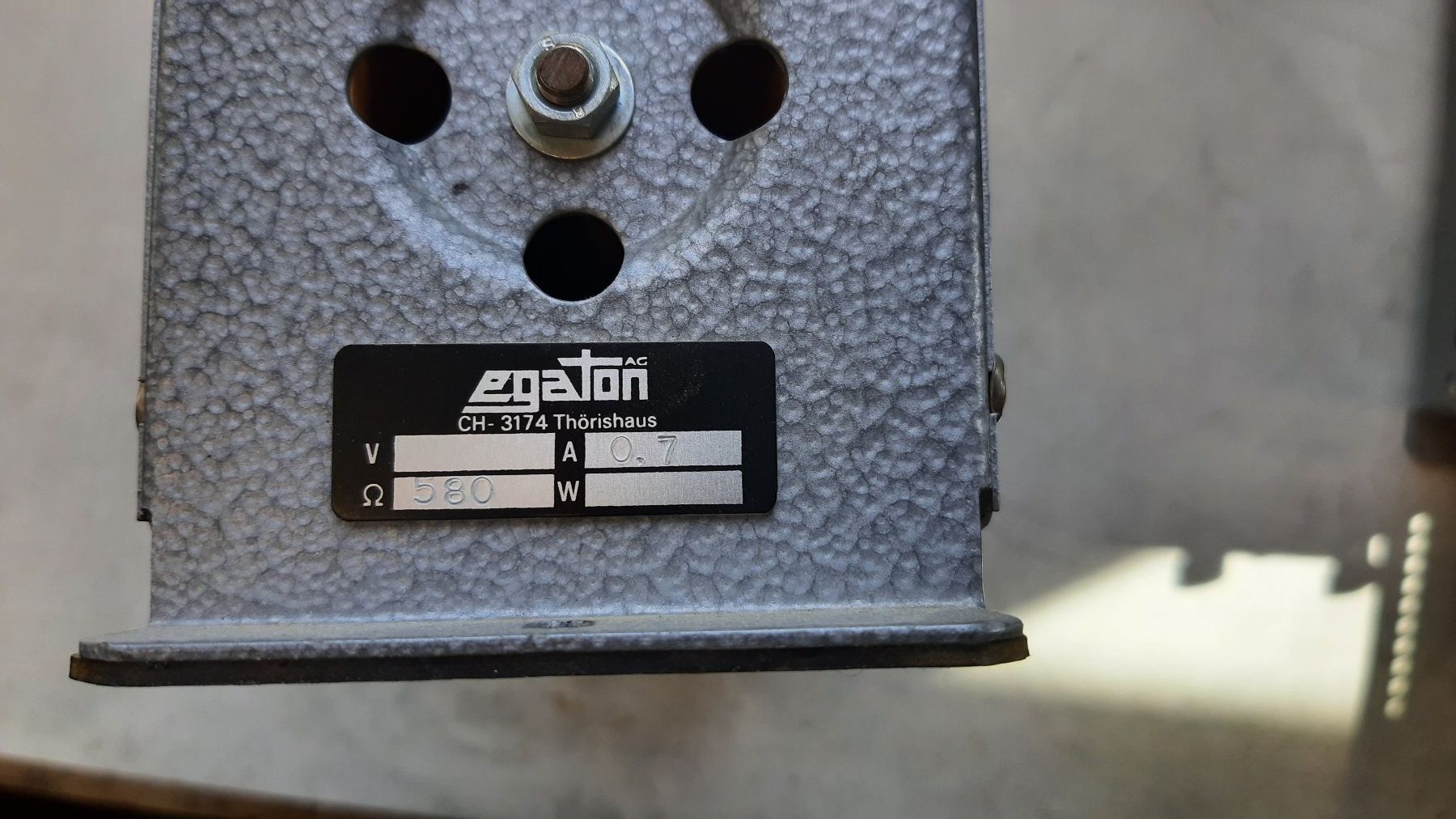 Componenti elettronici: rhéostat Egaton 3700ohm 0,25A – Usato da Attalens venduto da Gmsa68 3