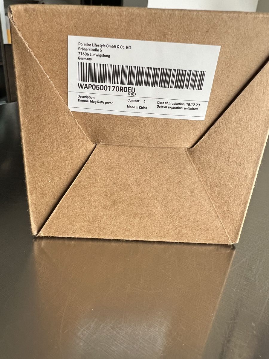 Contenitori & Simili: Porsche Thermal Travel Mug – Nuovo e nell'imballaggio originale da Weesen venduto da Elmax1 4