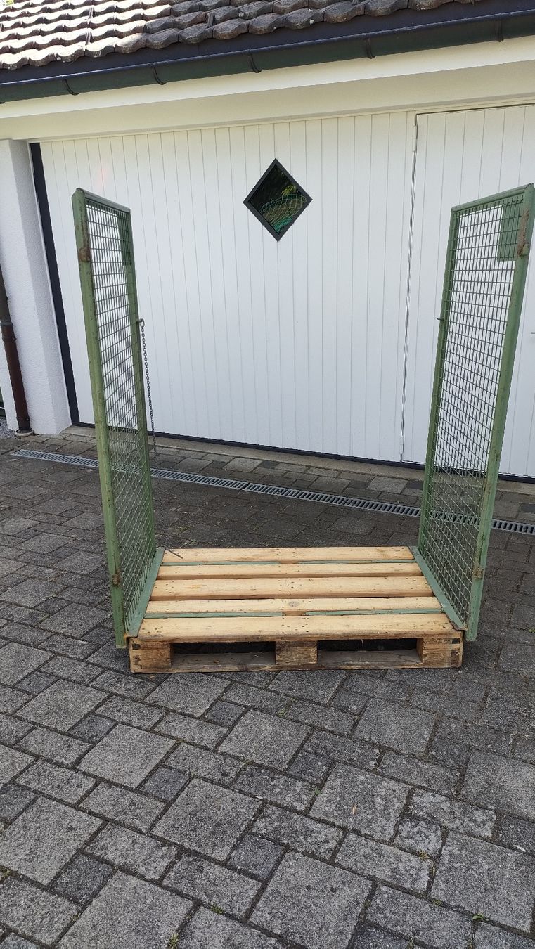 Griglie e Inferriate: Palette mit Palettengitter – Usato da Flawil venduto da rbdrei 1