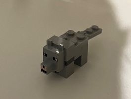 Lego Minecraft - Wolf - Brick Built - minewolf05