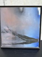 Tableau abstrait encadré, parfait pour décorer votre salon!