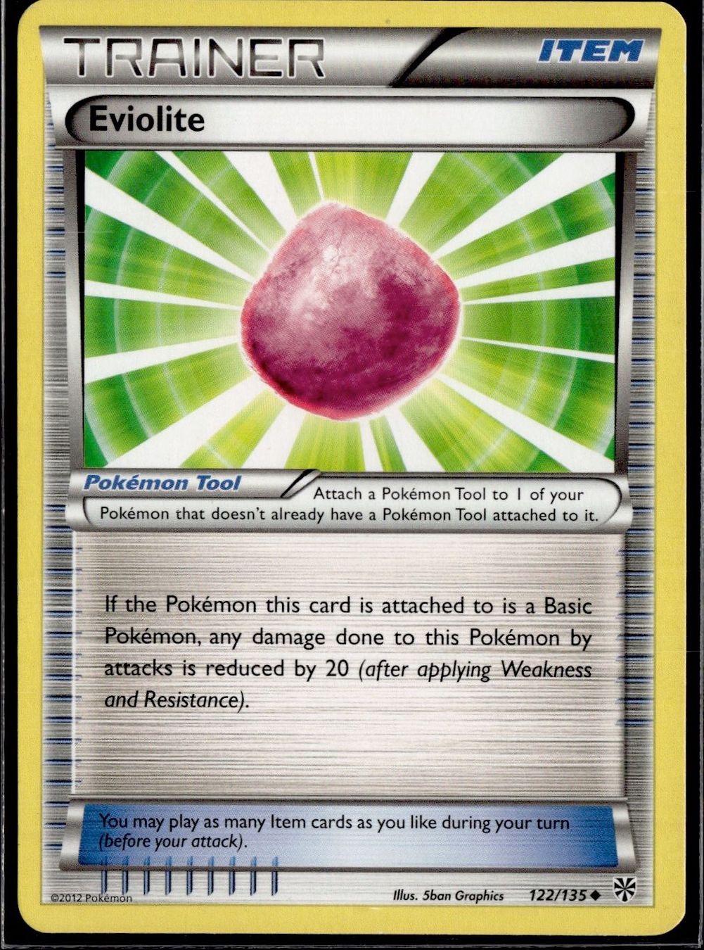 Pokémon Cartes à collectionner: Eviolite Plasma Storm 122/135 Pokémon – D'occasion à Zürich par pokemon_cards
